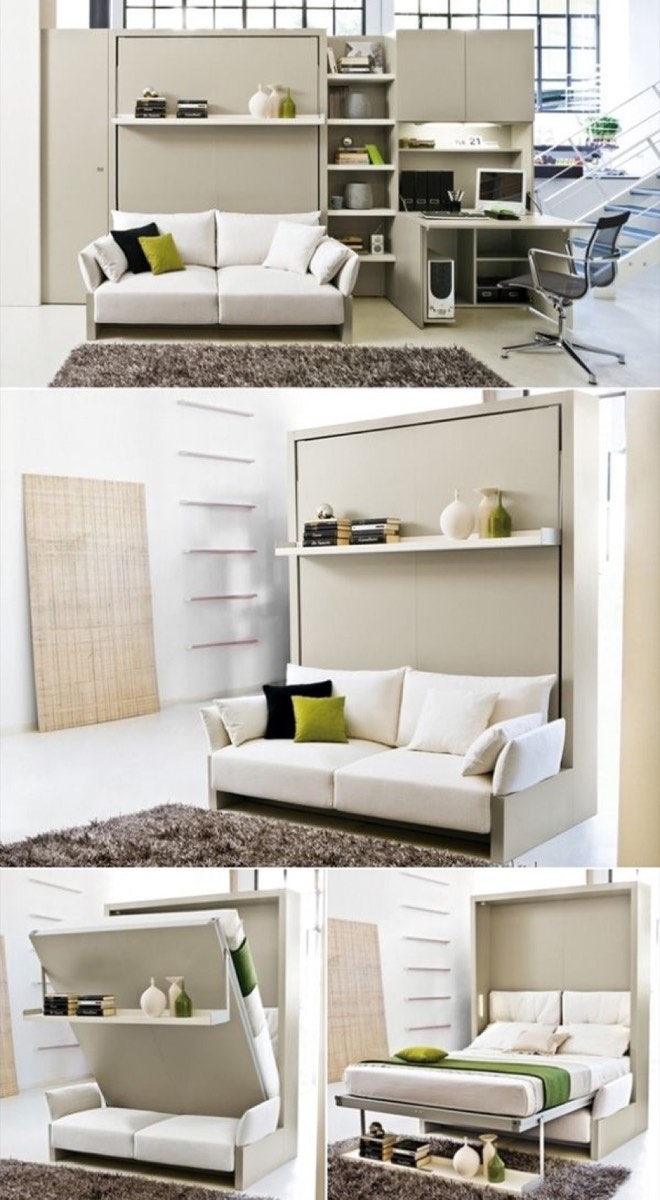 Spaní v obývacím pokoji, Studio Evalofa