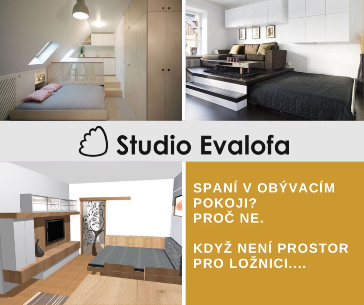 Spaní v obývacím pokoji, Studio Evalofa