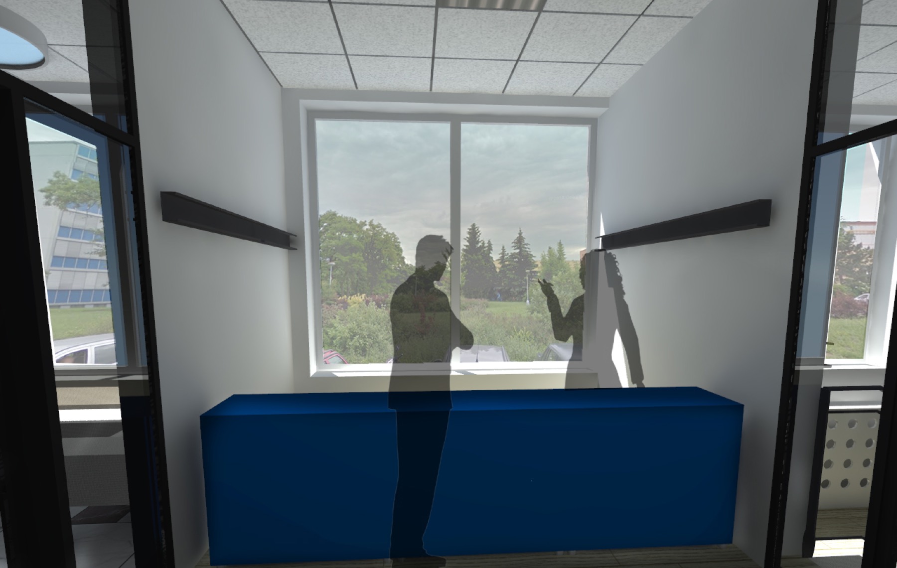 Výzkumný ústav, šatna